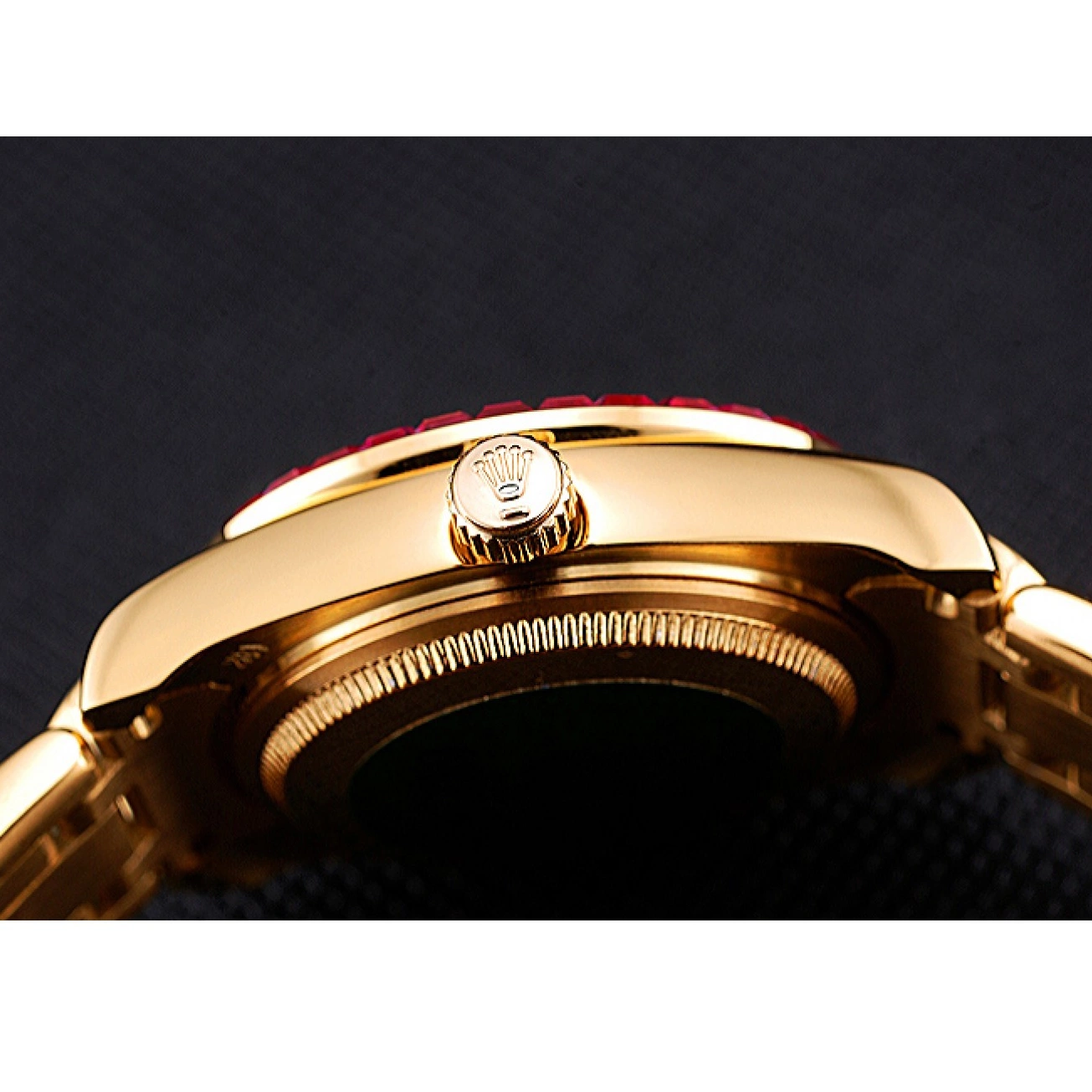 AAA Replica Watches Diamond Pink Bracelet Gold Bezel Dial Case And Rolex 622835 Jewels Datejust 0514